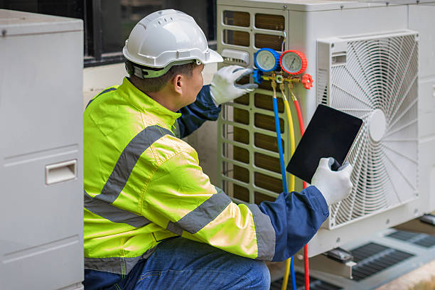 Professional Air Duct Cleaning technician working in Rochester, WA